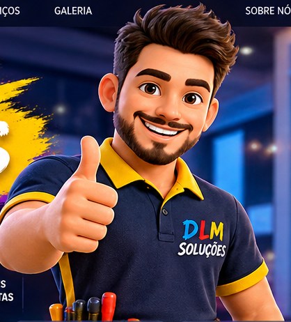 Mascote da DLM Soluções